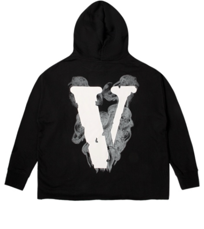 

Кроссовки VLONE Smoke Demon Angel Hoodie 'Black White', черный