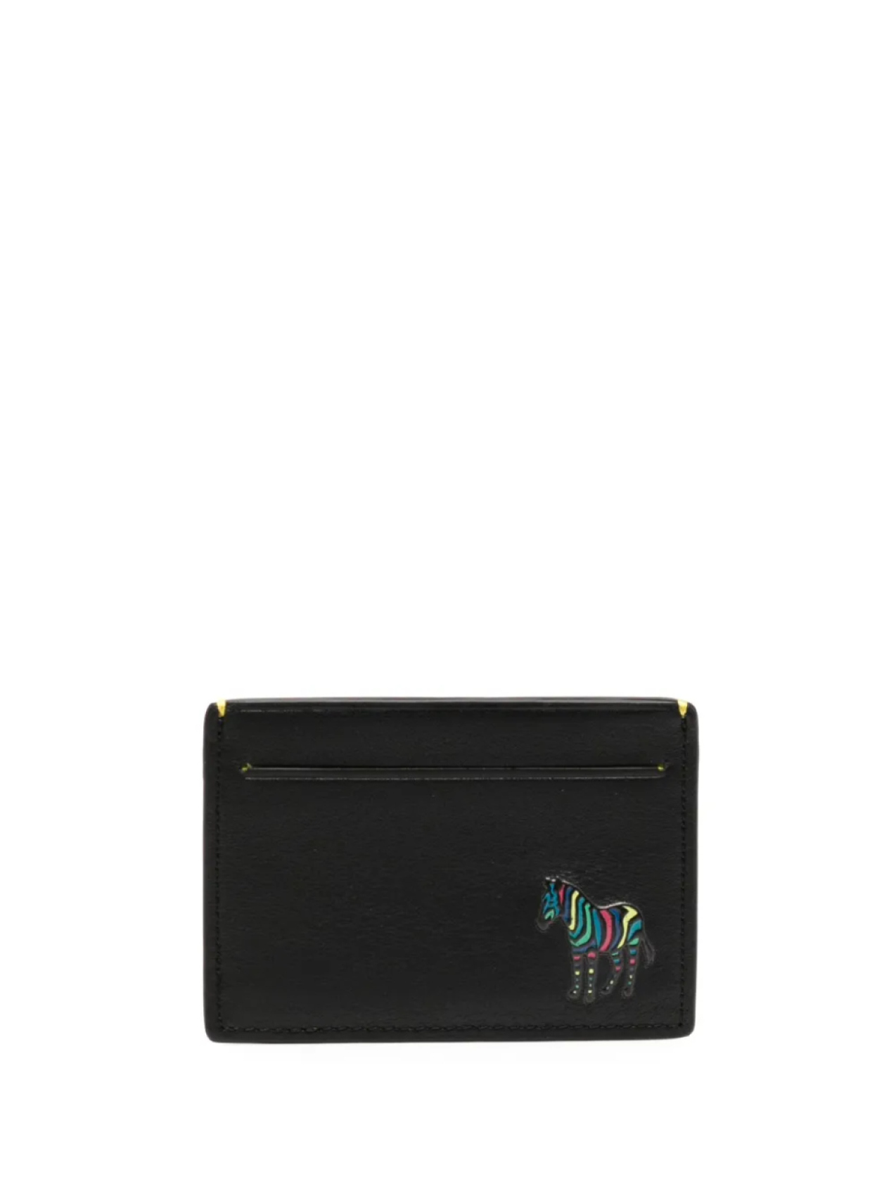 

PS Paul Smith картхолдер с нашивкой Zebra, черный