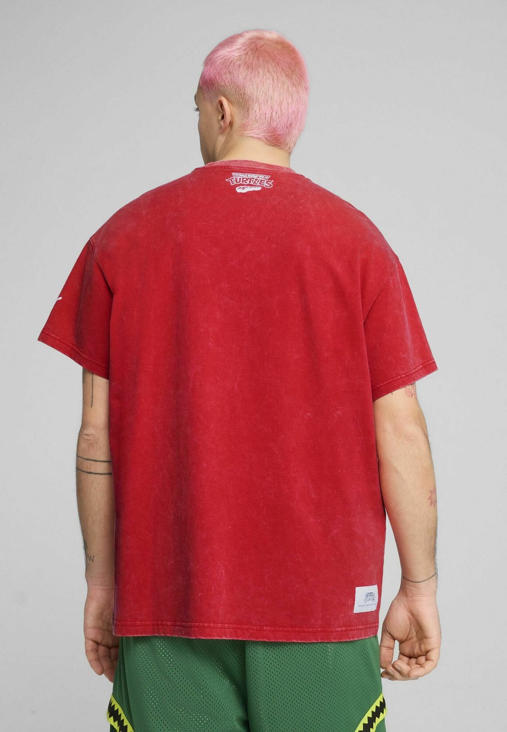 

Футболка с принтом HOOPS TEE Puma, красный