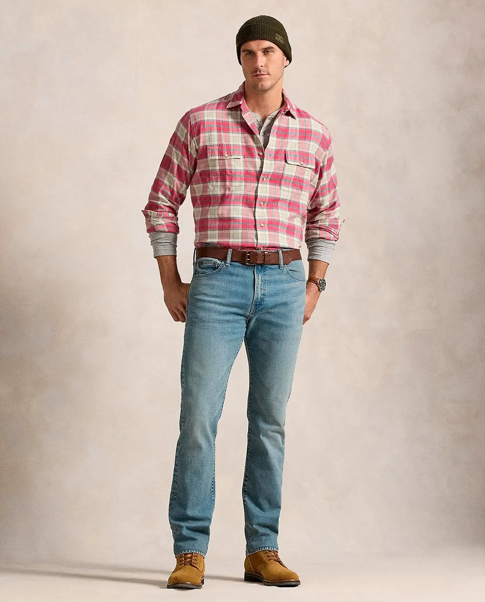 

Джинсы мужские Hampton прямого кроя, большие размеры Polo Ralph Lauren, голубой
