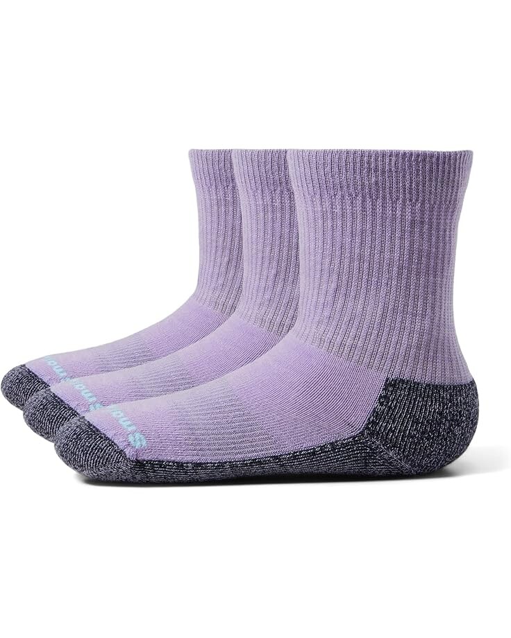 

Носки Smartwool Kids Smartwool Kids Hike Full Cushion Crew Socks 3-Pack, цвет Ultra Violet