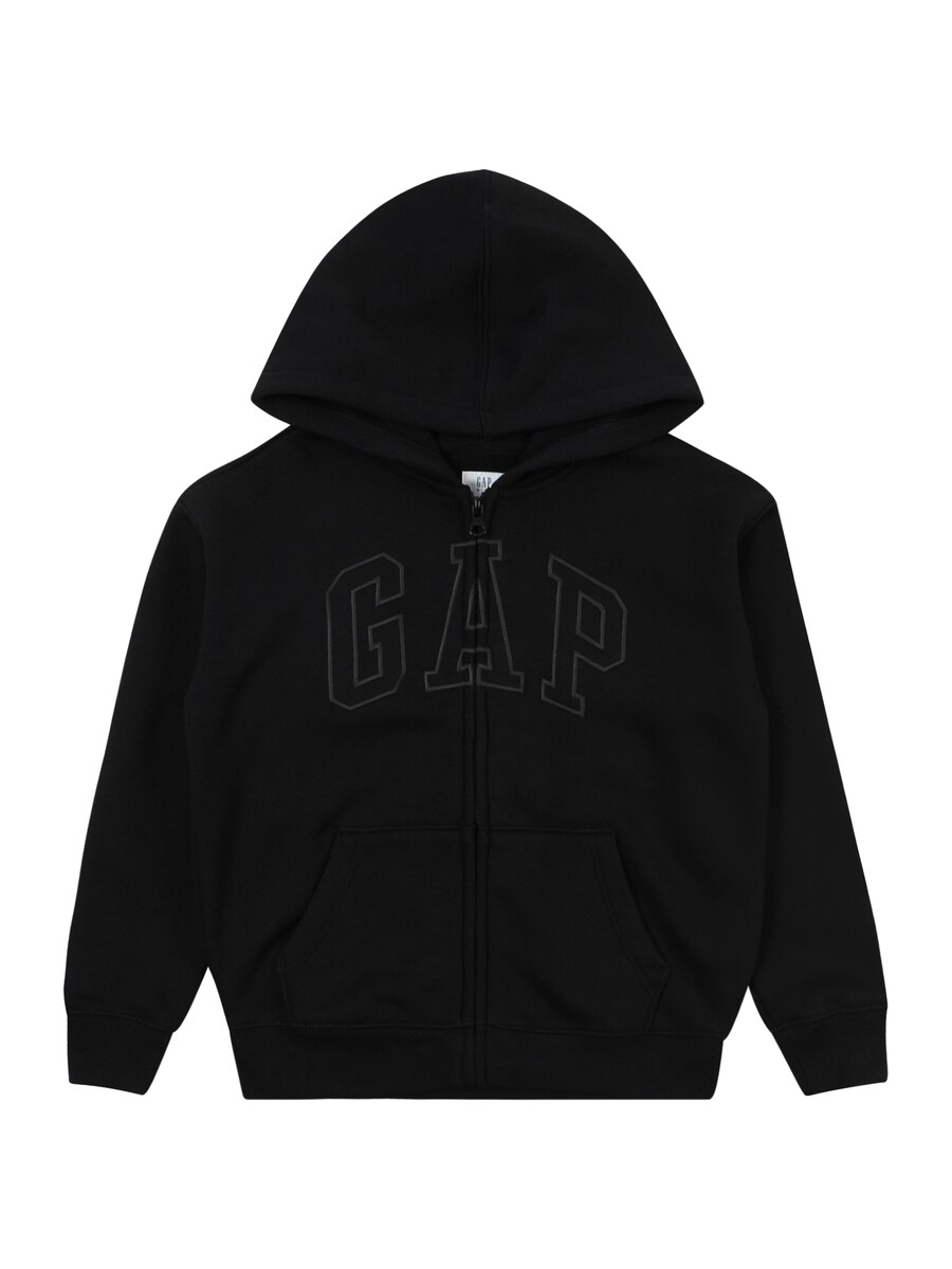 

Толстовка с капюшоном на молнии GAP HERITAGE, черный