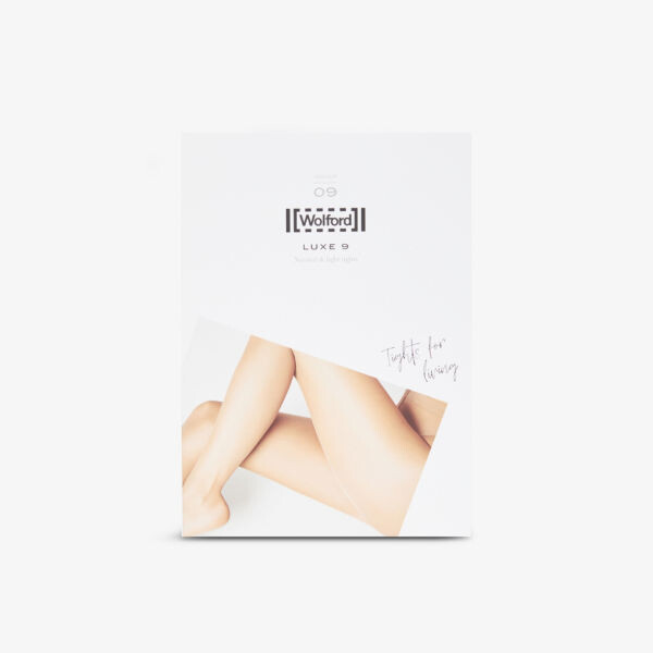 

Колготки эластичной вязки Luxe 9 Wolford, цвет gobi
