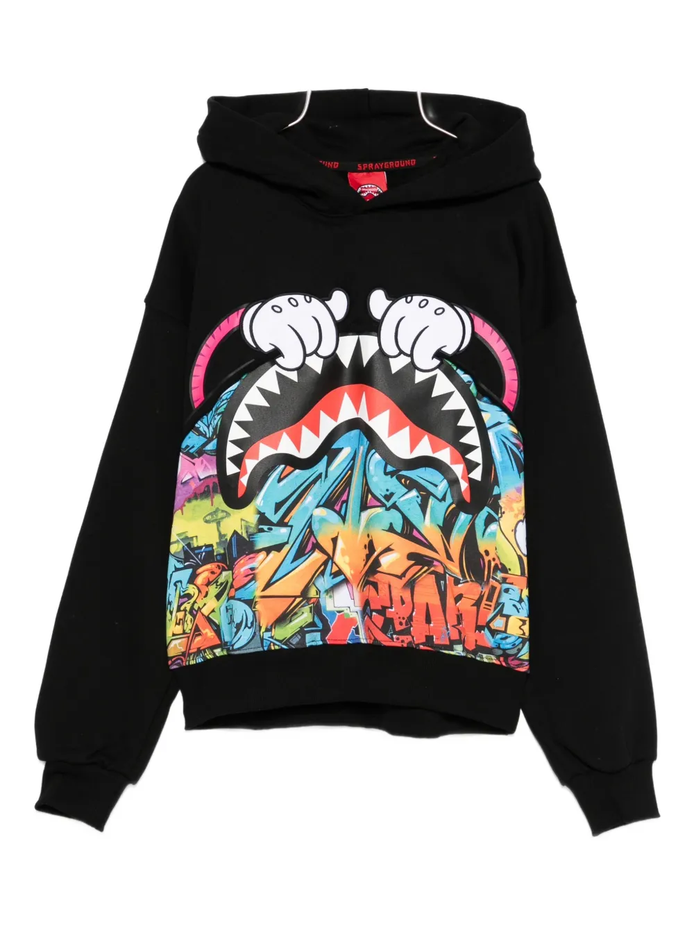 

Толстовка с принтом в стиле граффити sprayground kid, черный