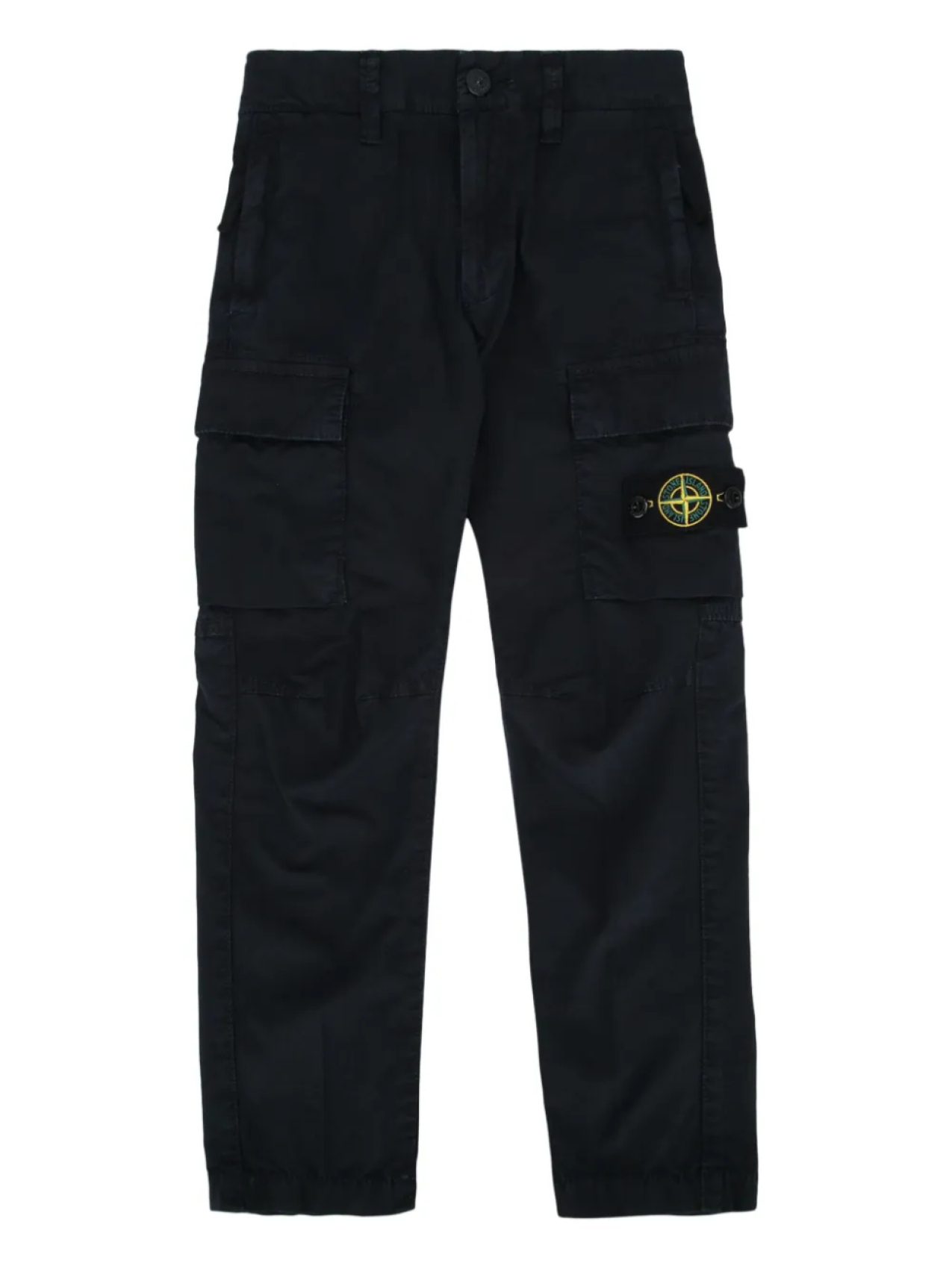

Брюки-карго Stone Island Junior с эмблемой в виде компаса, синий