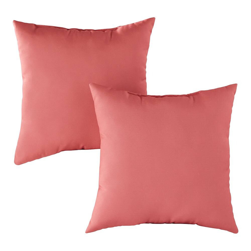 

Greendale Home Fashions 2 комплекта декоративных подушек для улицы, коралловый