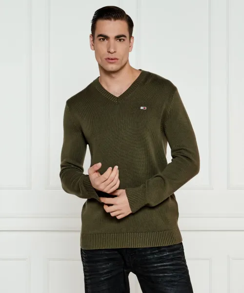 

Свитер Regular fit Tommy Jeans, зеленый