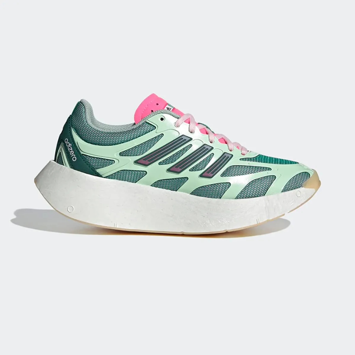 Кроссовки для женщин Adizero adidas, зеленый