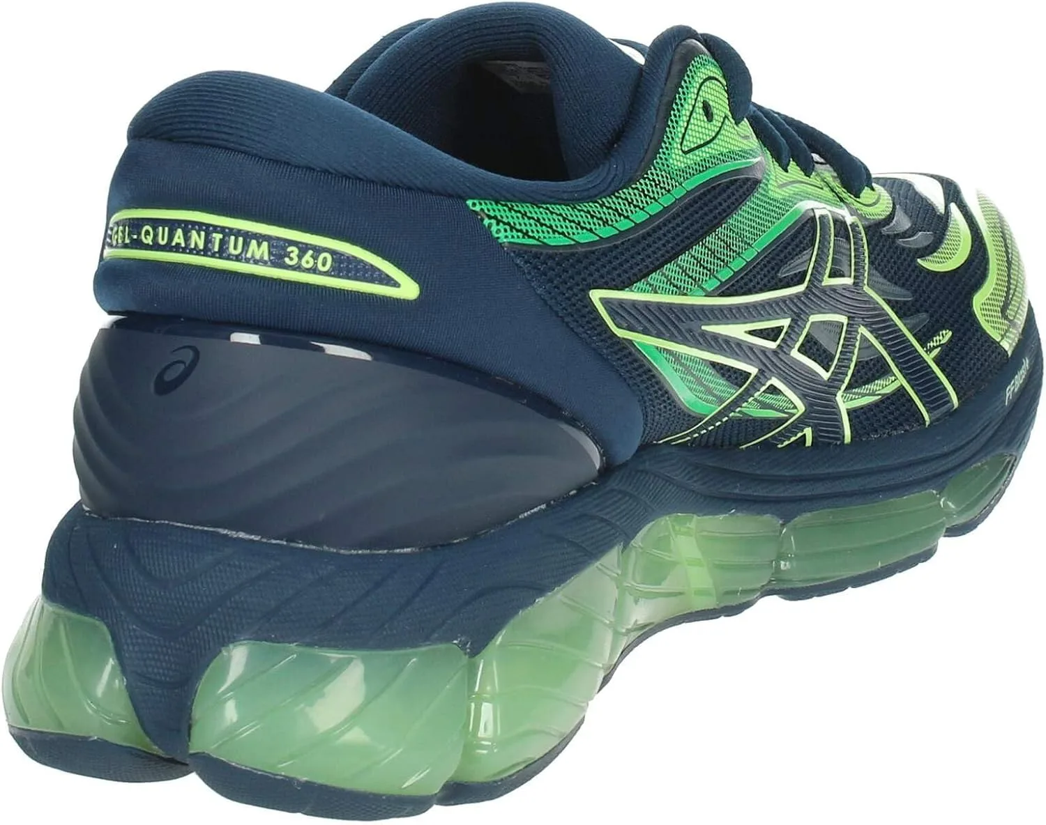 Кроссовки ASICS 1201a915-100 Мужские, синий/зеленый — фото 3