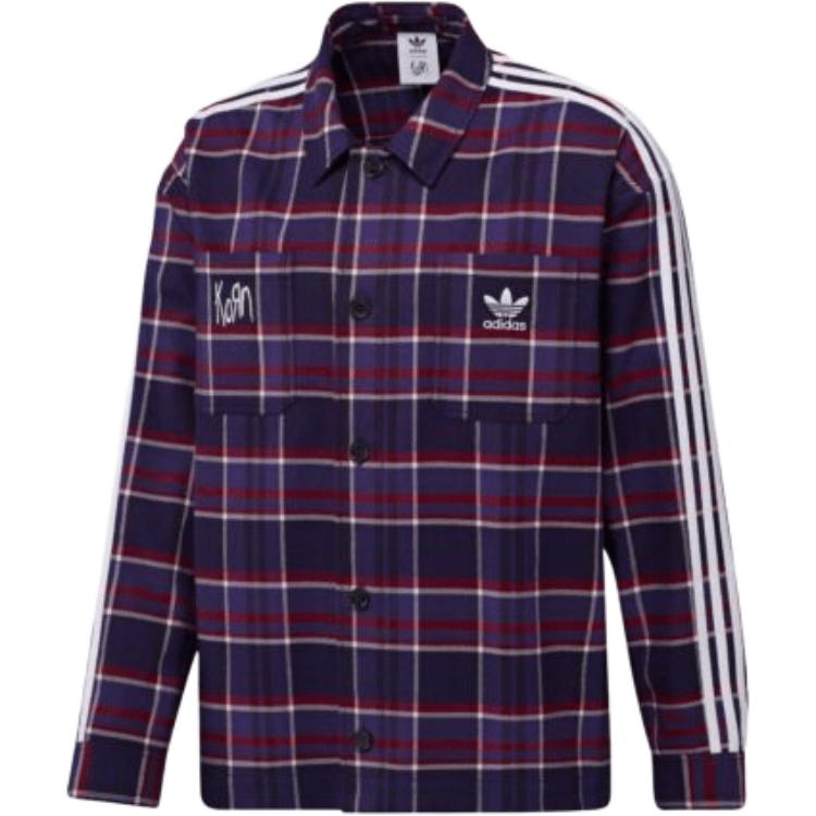 

Рубашка Adidas X KoRn Adidas Originals, фиолетово-черный