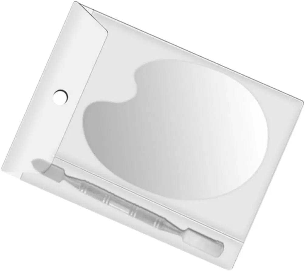 Палитра для ногтей Mikinona металлическая 12.5x8.3 см