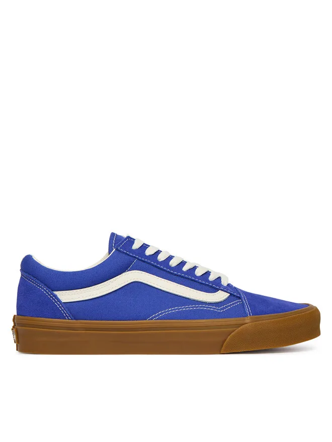 Vans Кроссовки Old Skool VN000D7ZFRX1 из синей ткани