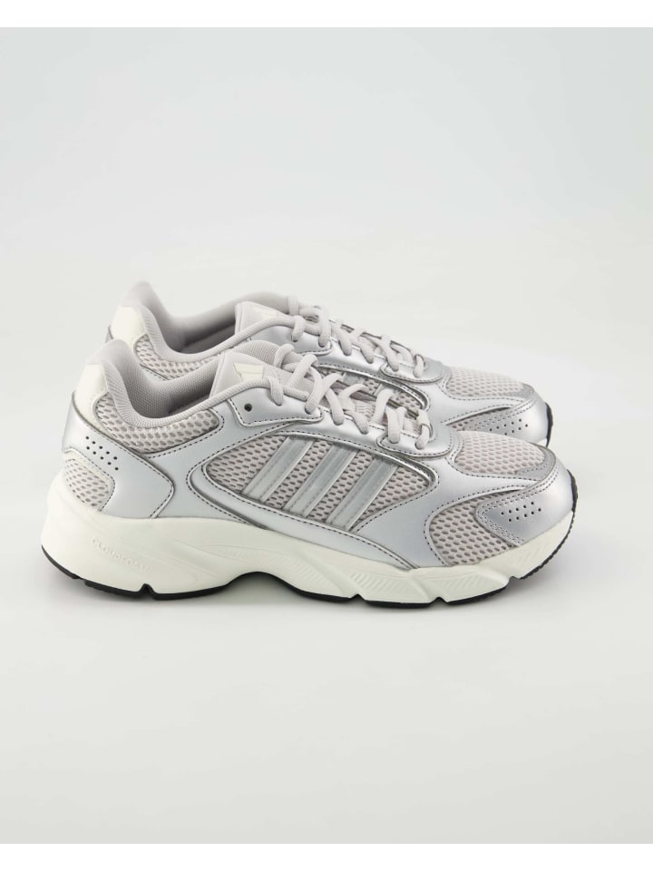 Кроссовки на шнуровке adidas, серебряный — фото 2