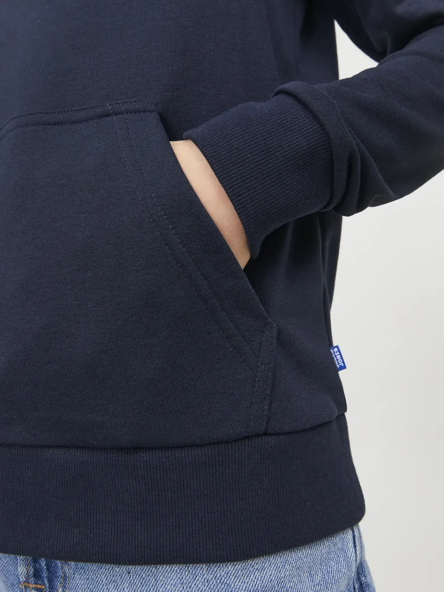 Детская толстовка Jack & Jones "JJEBRADLEY SWEAT HOOD NOOS JNR" Jack & Jones Junior, синий — фото 4