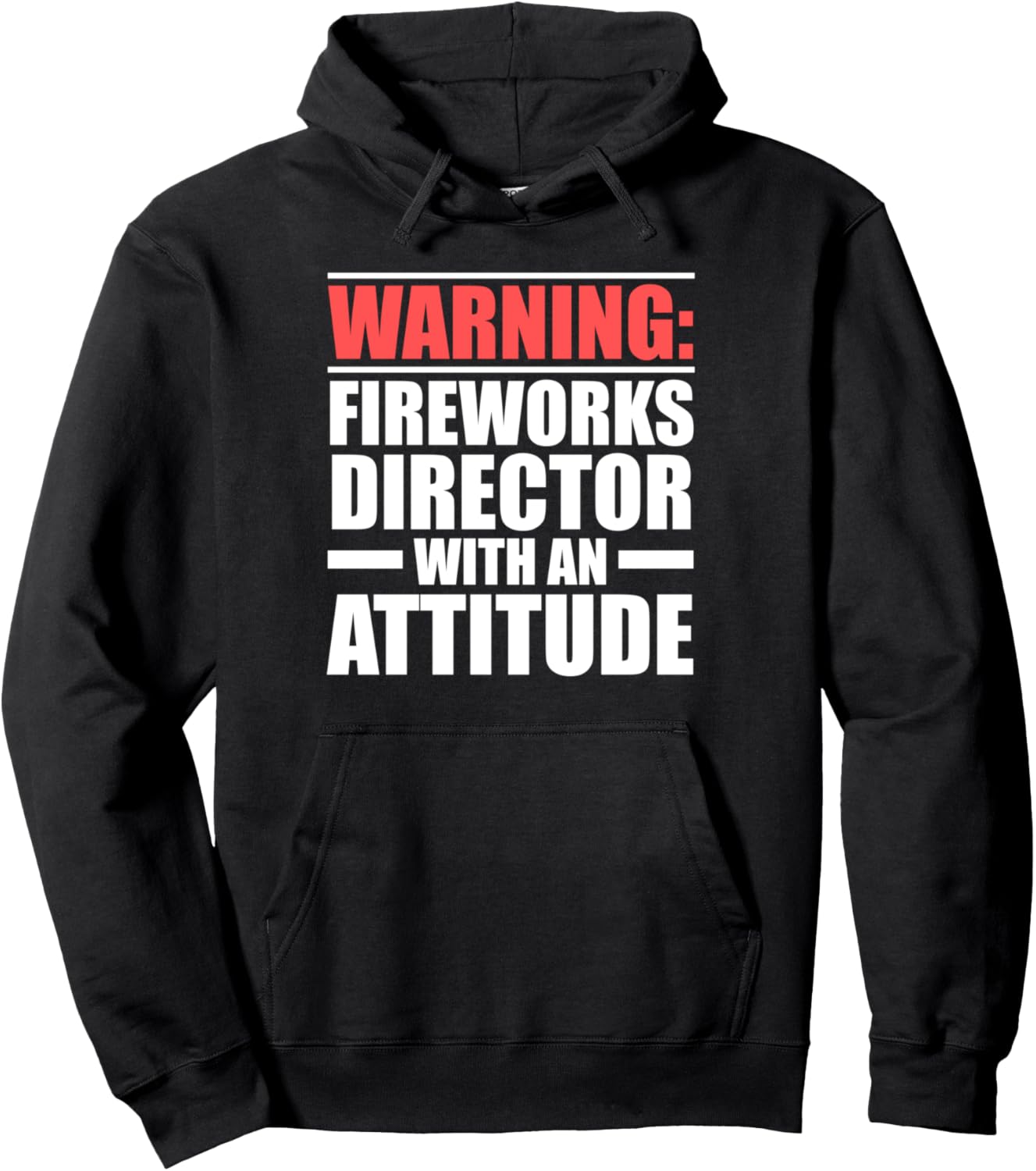 

Директор по фейерверкам, Attitude, толстовка ко Дню независимости Humor Fireworks Director & Independence Day Gift, черный
