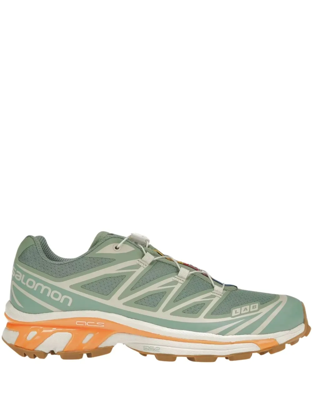 

Кроссовки XT-6 Granite Green/Blazing Orange Salomon, зеленый