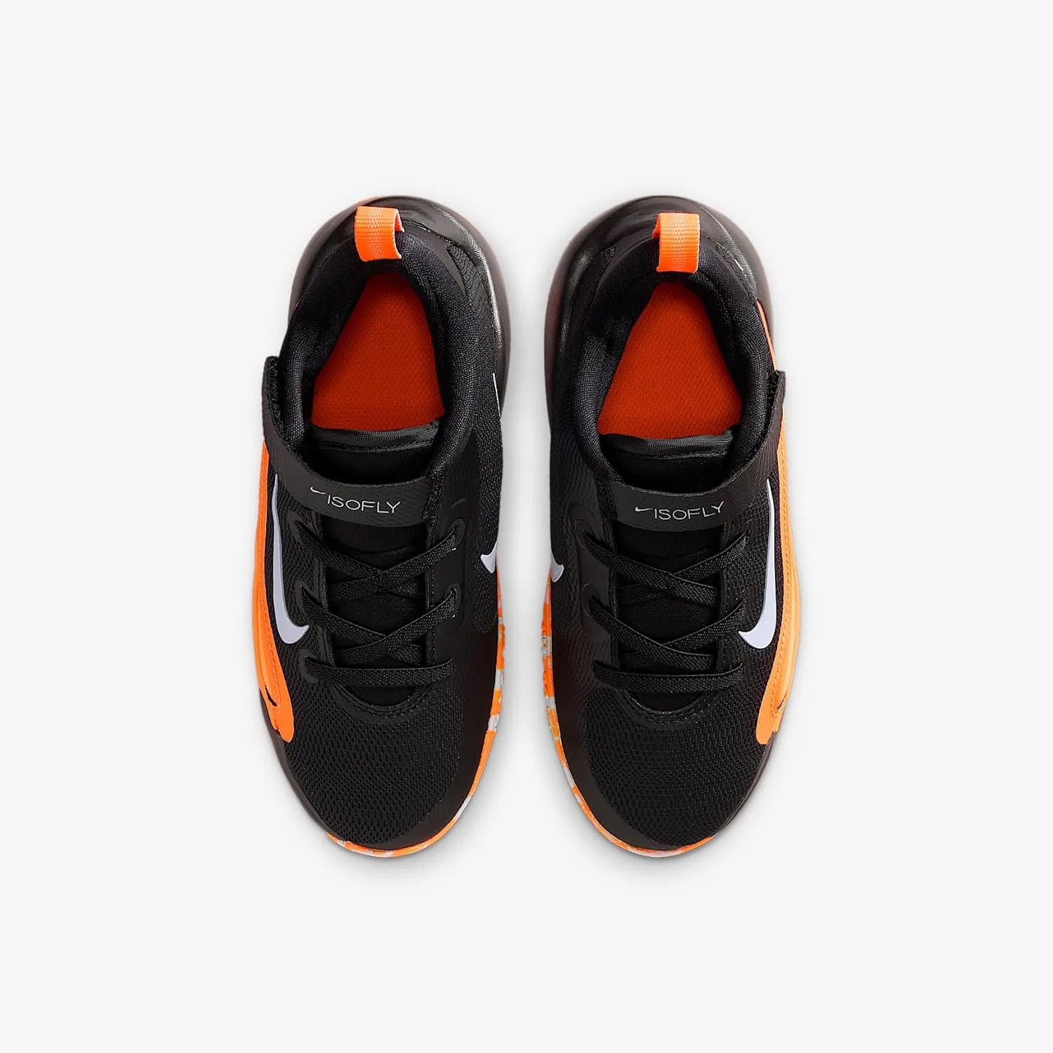 Кроссовки Nike Isofly для детей, черный/оранжевый — фото 4