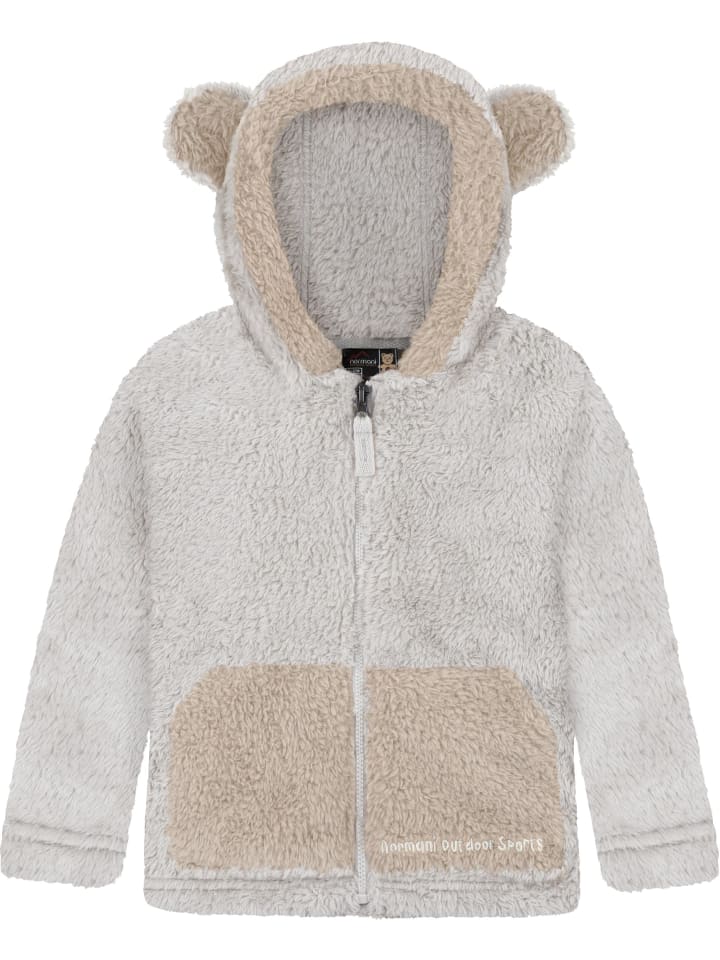 Детская куртка Тедди Барвас кремового цвета Normani Outdoor Sports — фото 2