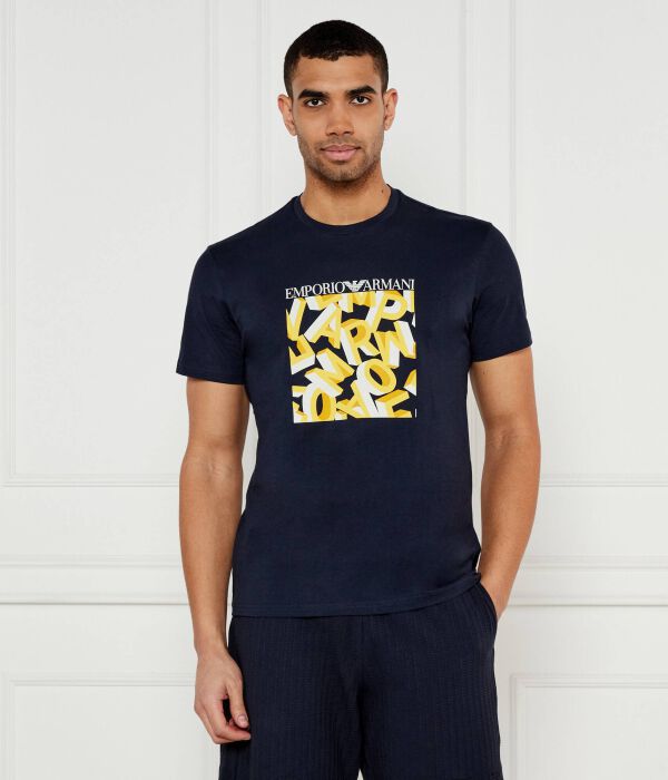 

Футболки Regular fit Emporio Armani, синий