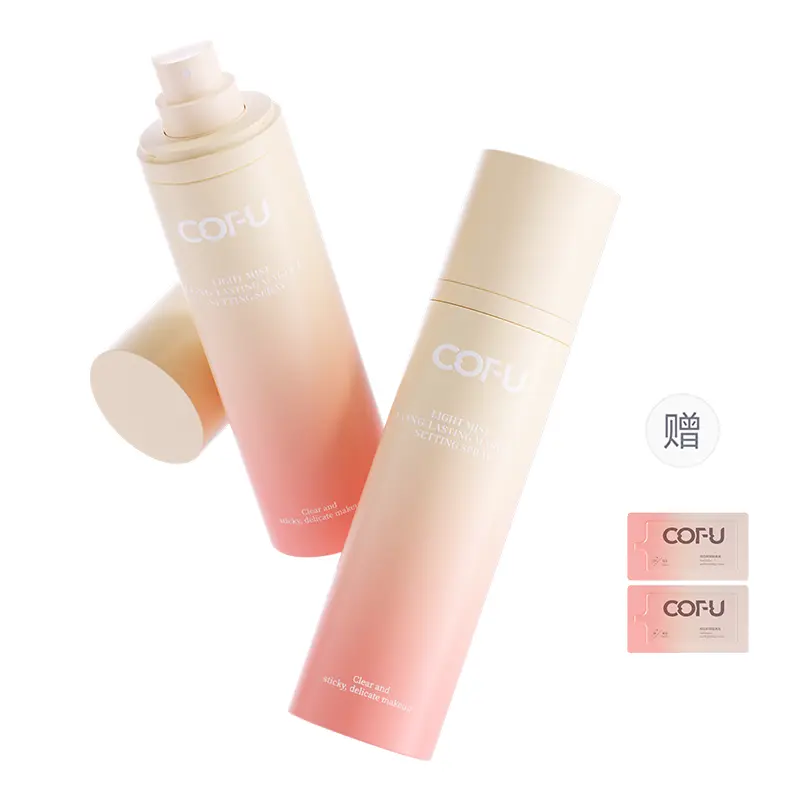 

Спрей для макияжа Light Mist долговременный, без эффекта маски, стойкий к смазыванию, не оставляет следов, долго держится, натуральный 100мл Cofu