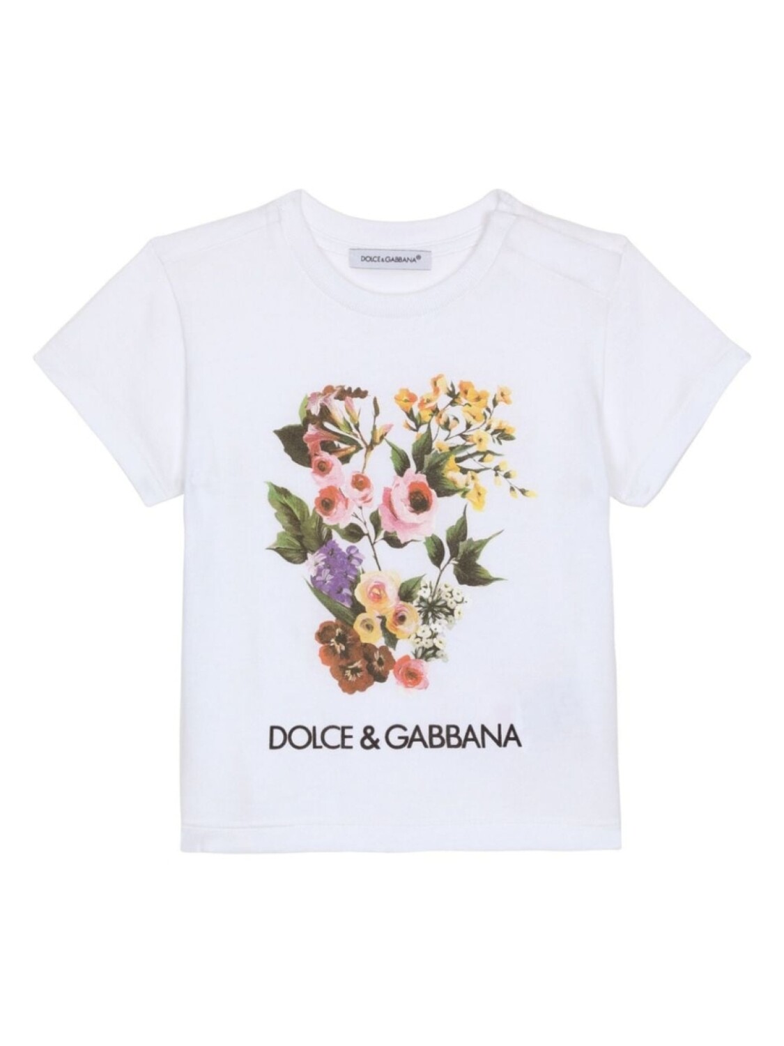 

Dolce & Gabbana футболка с цветочным принтом, белый