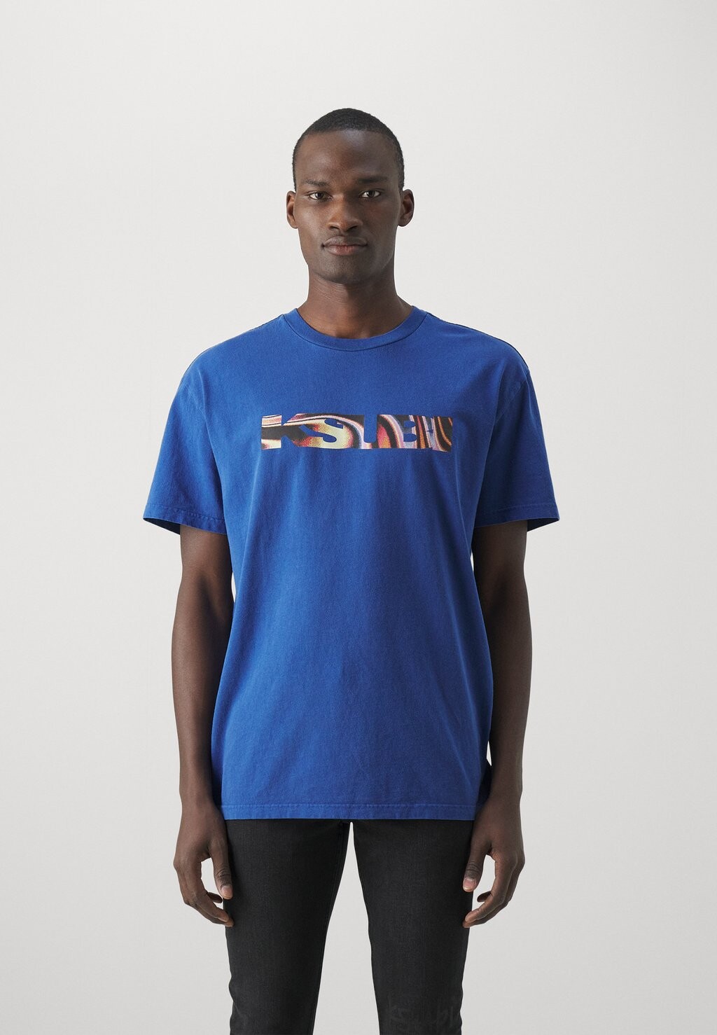

Футболка с принтом MIND STATE BIGGIE TEE Ksubi, цвет blue