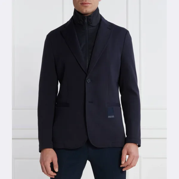 

Элегантная куртка стандартного кроя 2 в 1 Armani Exchange, синий