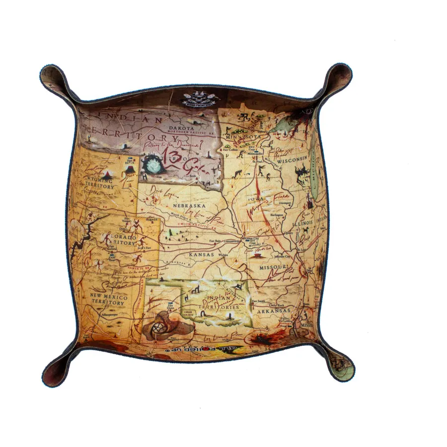 

Компактный лоток для игральных костей — карта странных границ, Dice Trays & Accessories (All Rolled Up)
