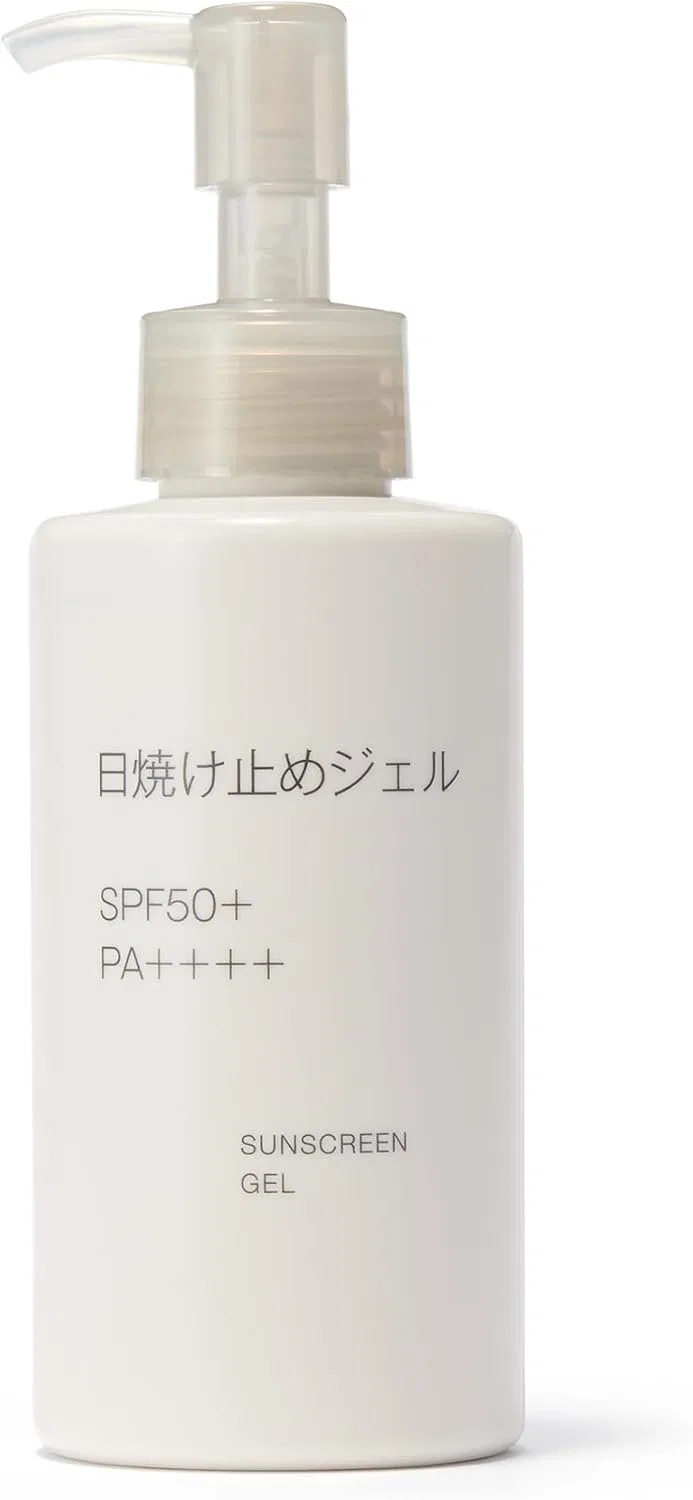 Солнцезащитный гель SPF50+ PA++++ MUJI 150 мл белый