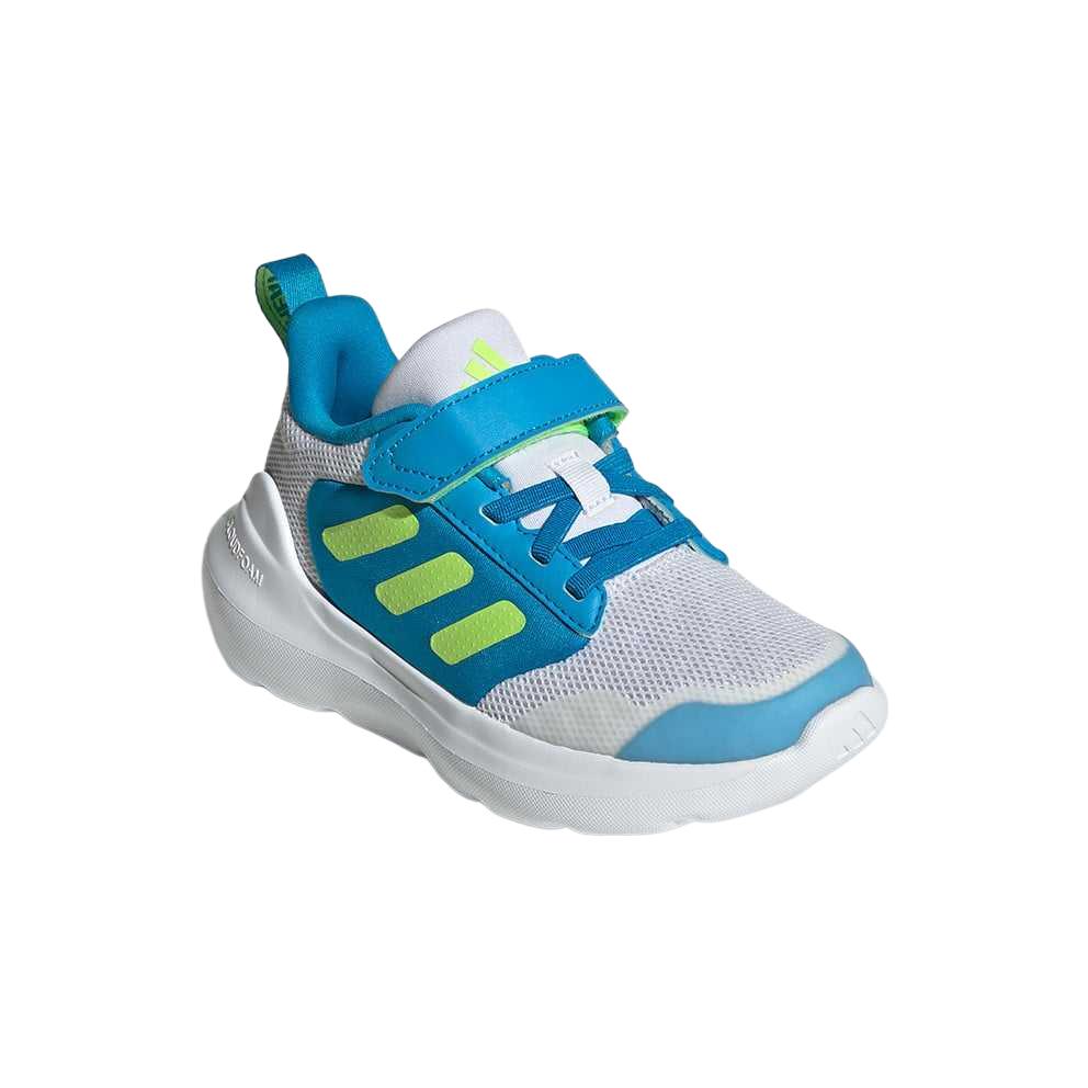 Детские кроссовки Tensaur Run 3.0 Low Top для детей от 3 до 7 лет Adidas, серый/синий/желтый — фото 4