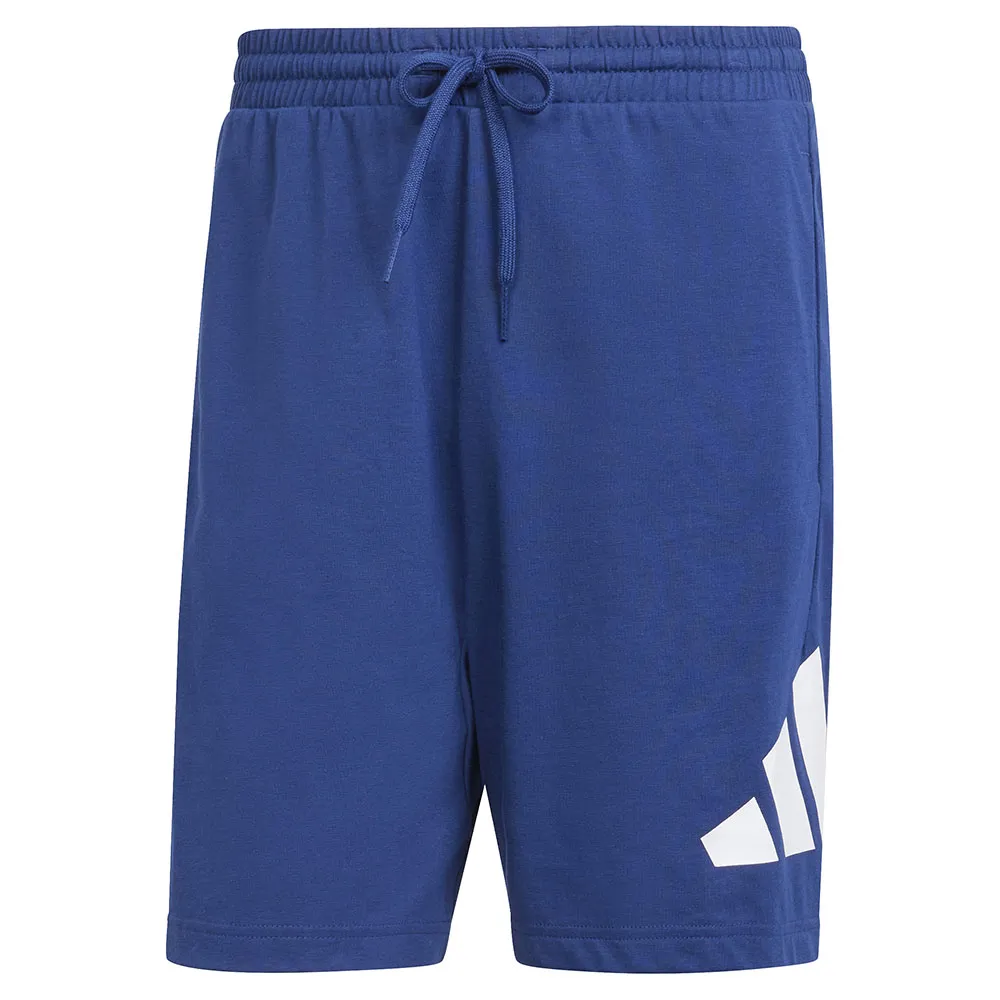 Шорты adidas Essentials Big Logo Single Jersey, синий — фото 3