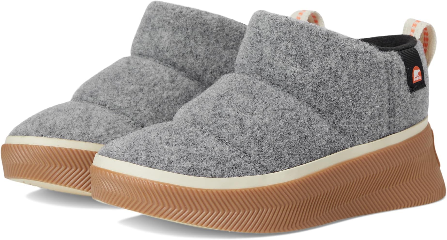 

Ботинки SOREL Kids Out N About Iv Mini Puffy, цвет Chrome Grey/Gum 2