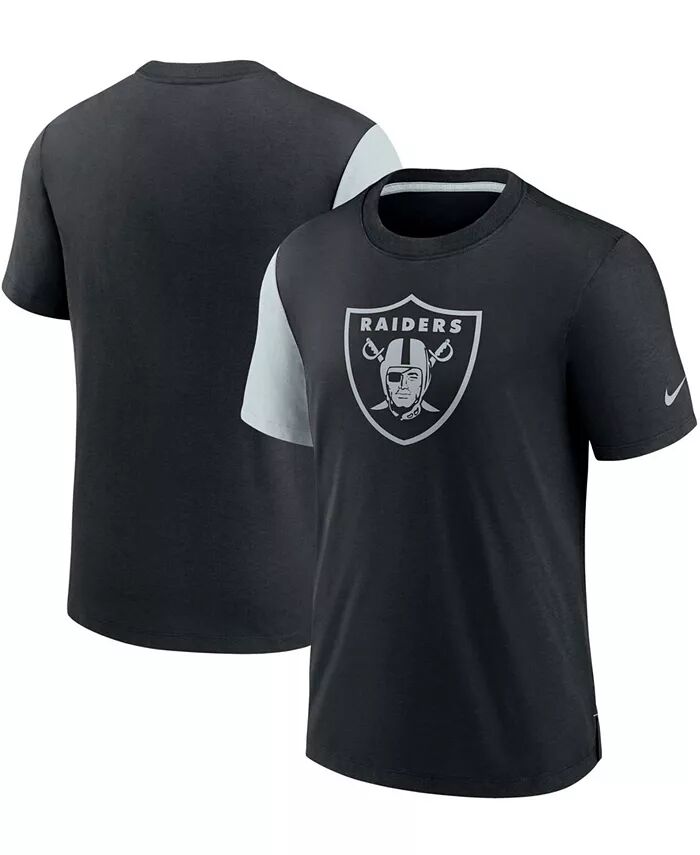 

Мужская черно-серебристая футболка Las Vegas Raiders Pop Performance Nike