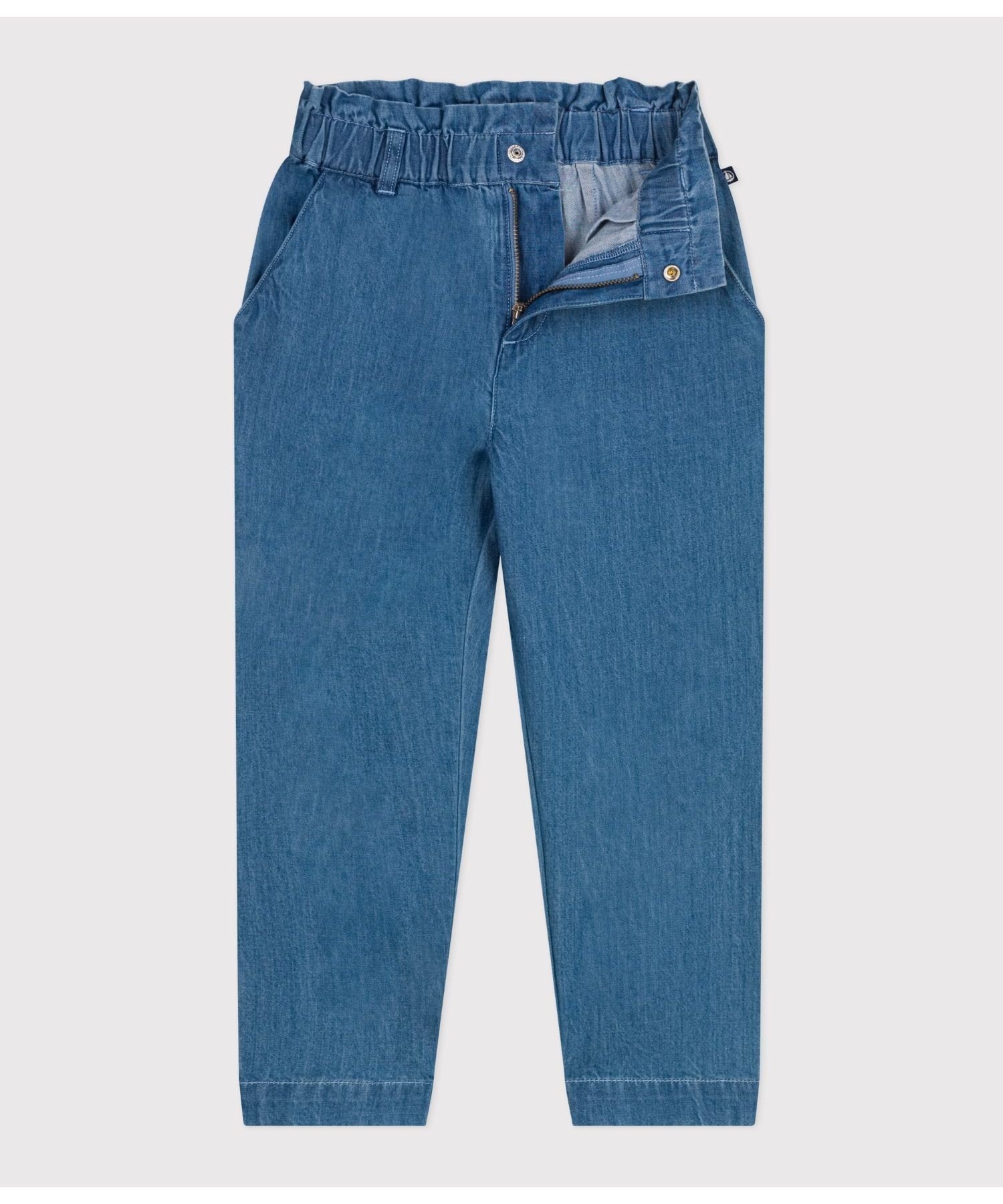 Светлые джинсовые брюки PETIT BATEAU, Blue