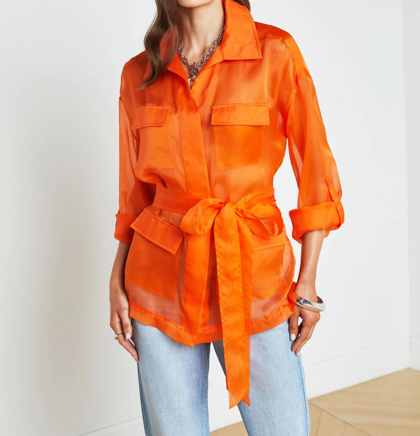 

Куртка Colson Safari в цвете Pop Orange L'Agence