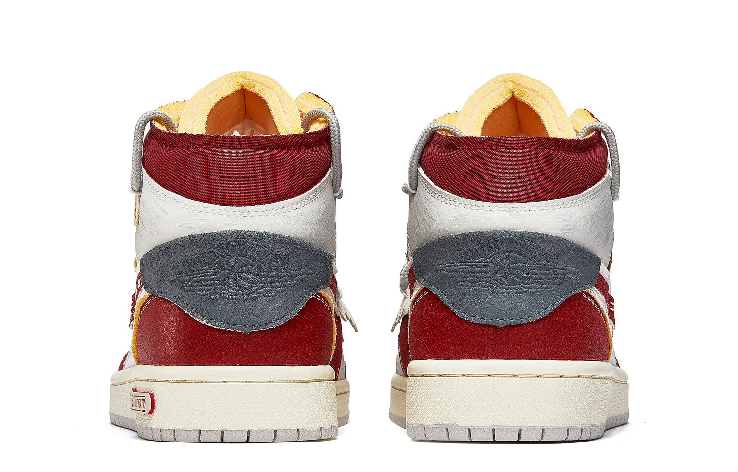 Баскетбольные кроссовки Air 1 Vintage Men Mid-Top Red/White Jordan — фото 4