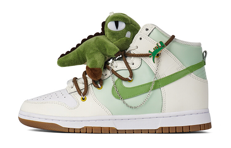 

Кроссовки Nike Dunk High Skate женские, белый/зеленый