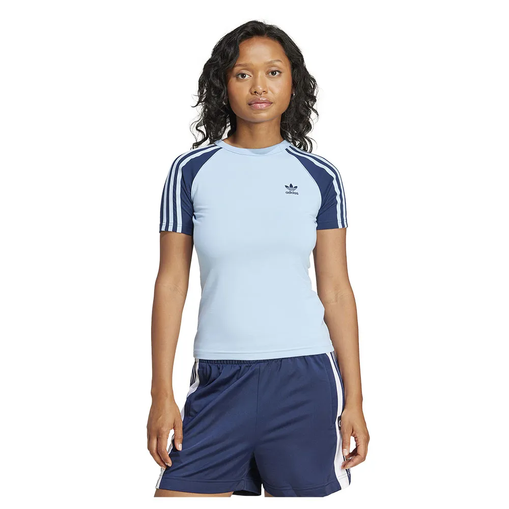 

Футболка adidas Originals Adicolor 3 Stripes Raglan Slim, синий