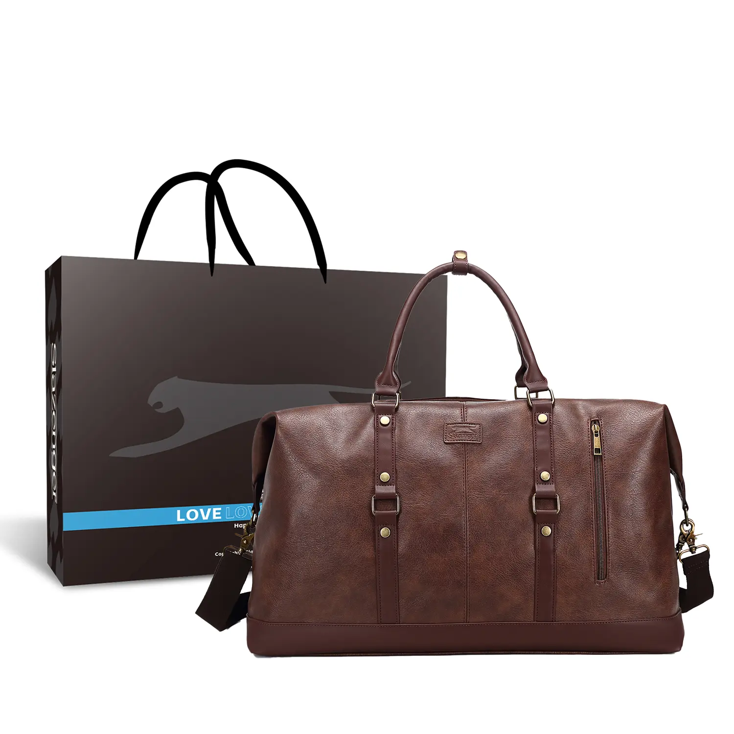 

Slazenger Плечевая сумка через плечо большая унисекс разноцветная, Brown Shopping Bag