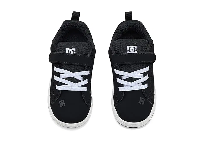 Кроссовки DC Kids Court Graffik Elastic, Black/White — фото 3