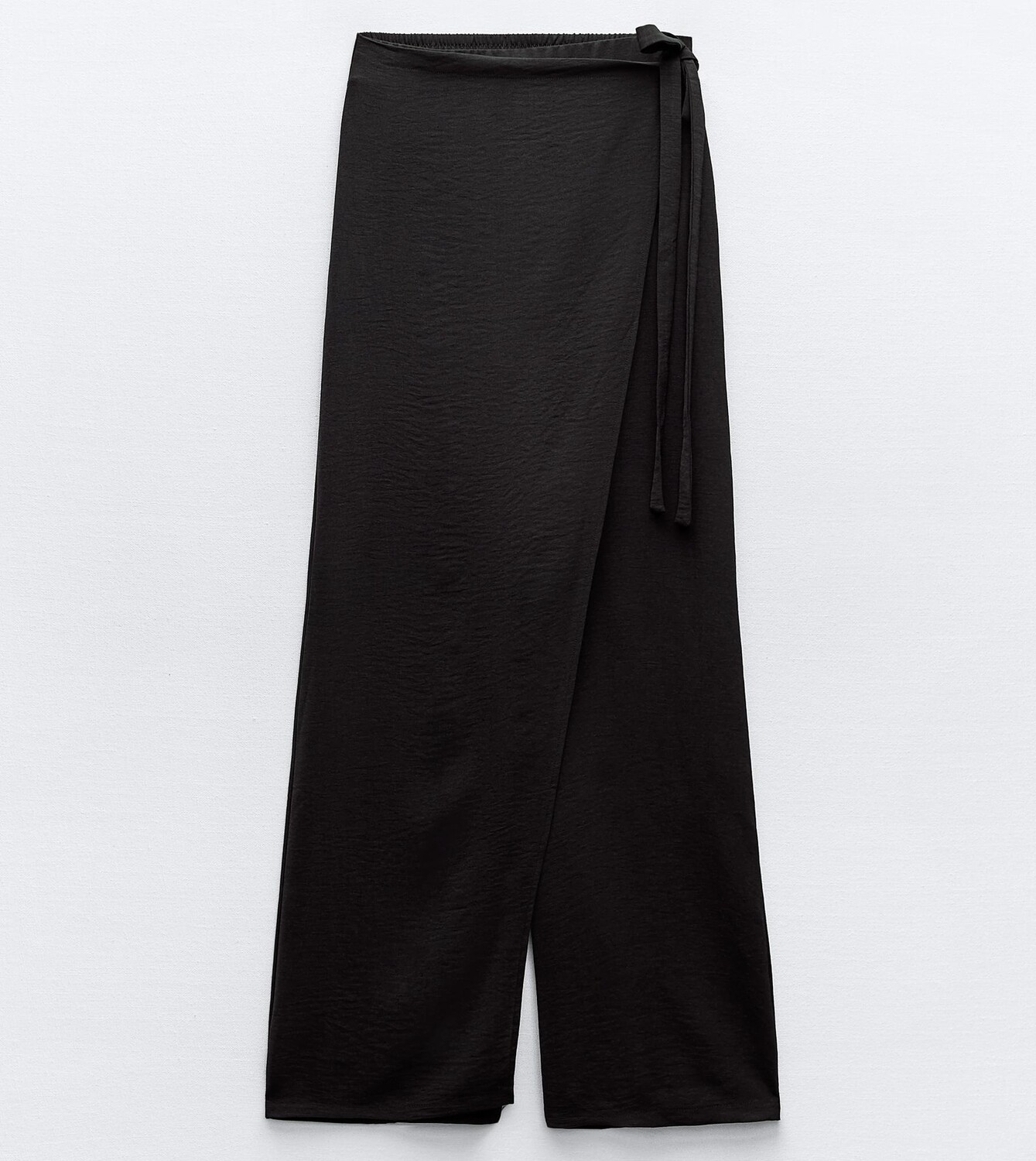 

Брюки Zara Flowing Wrap, черный