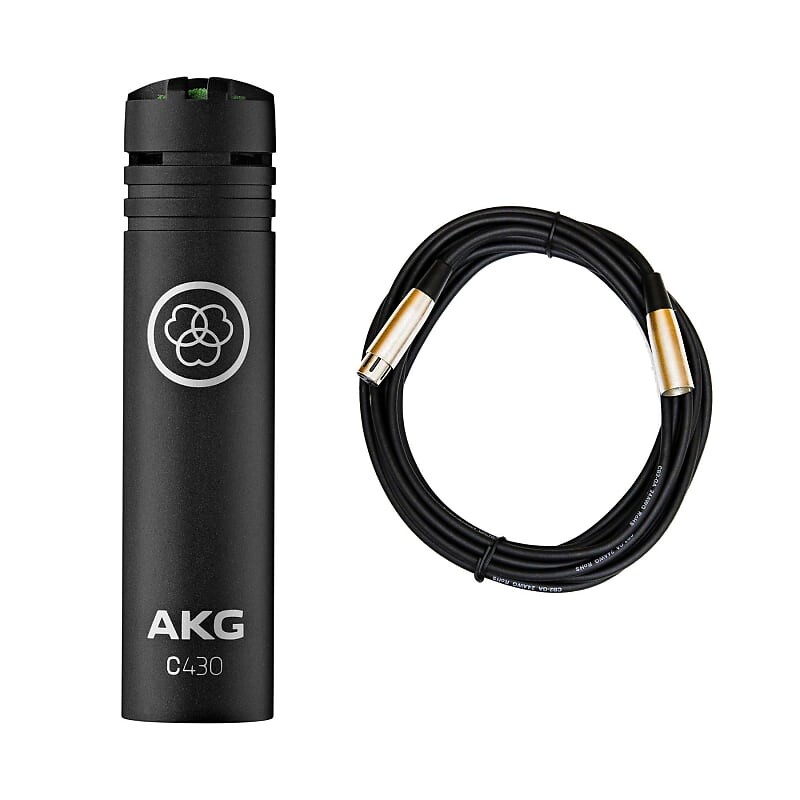 

Конденсаторный микрофон AKG C430 Overhead Miniature Condenser Microphone w/ XLR Cable Bundle