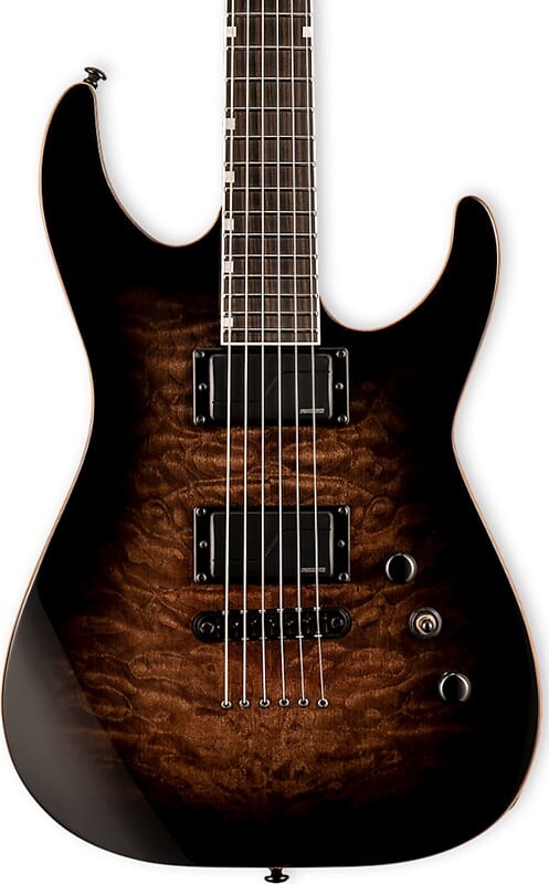 

Электрогитара ESP LTD Josh Middleton JM-II Electric Guitar, Black Shadow Burst w/ Case