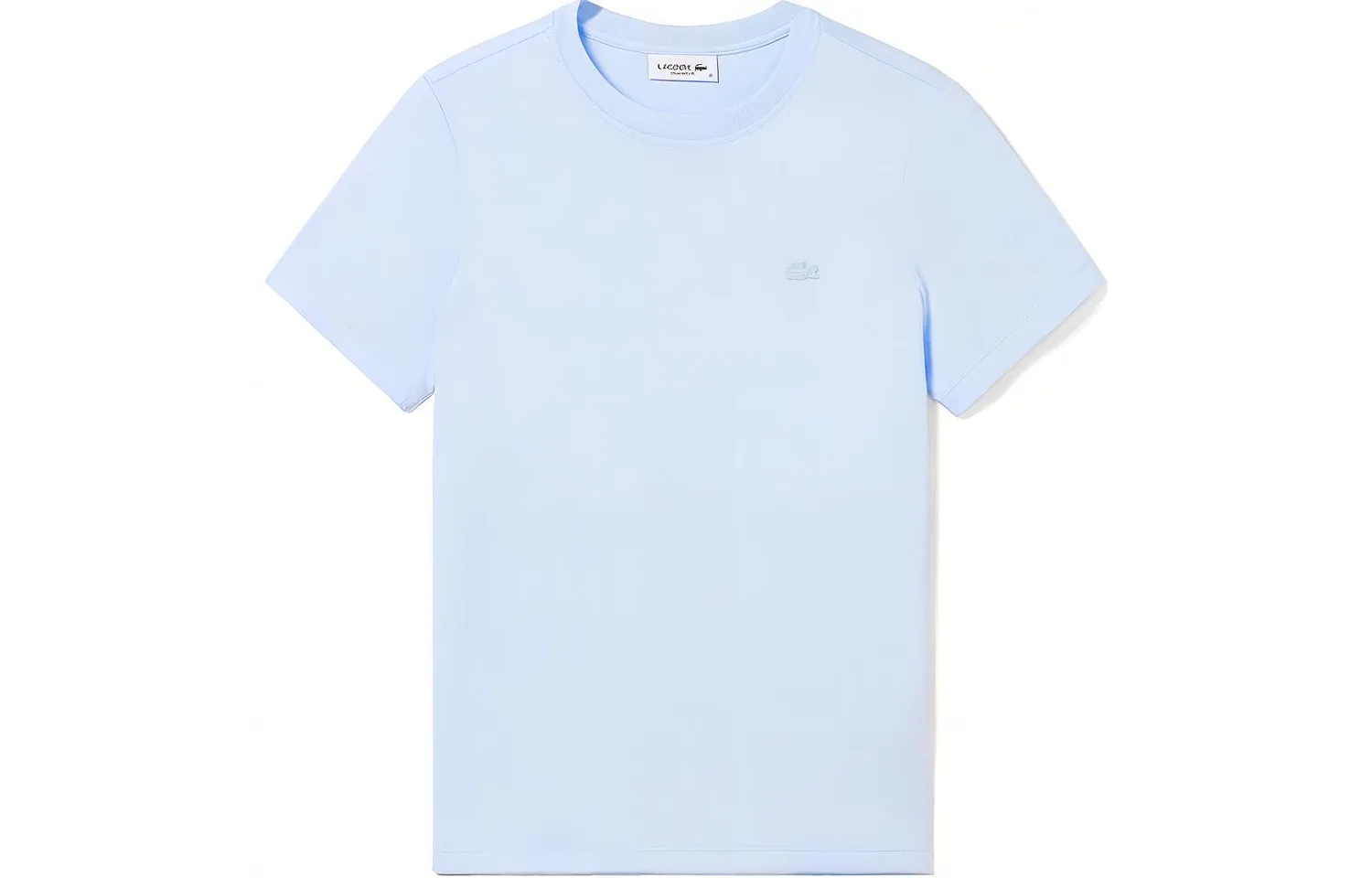 Женская футболка Lacoste, с высоким воротником, синий