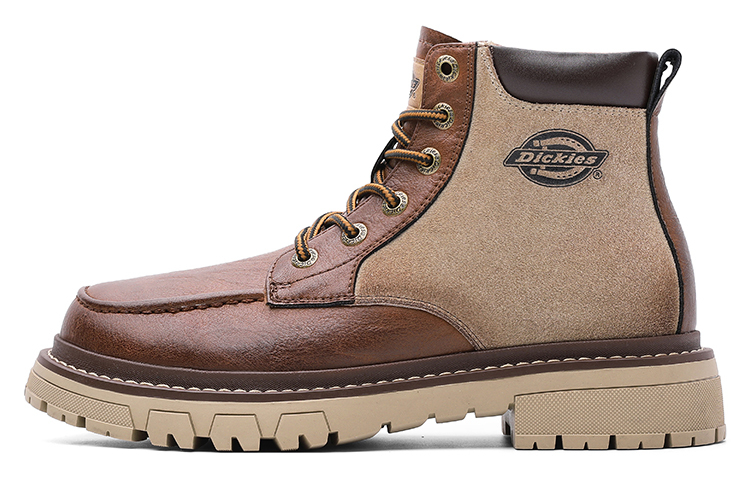 

Dickies Кожаные ботинки Crew Martin мужские кофе, цвет Coffee