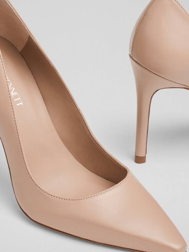 Туфли-лодочки с заостренным носком Fern L.K.Bennett, Beige — фото 3
