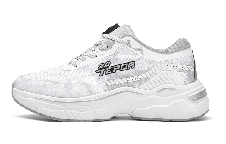 

Амортизирующие нескользящие износостойкие кроссовки low top unisex TEPOR, серый