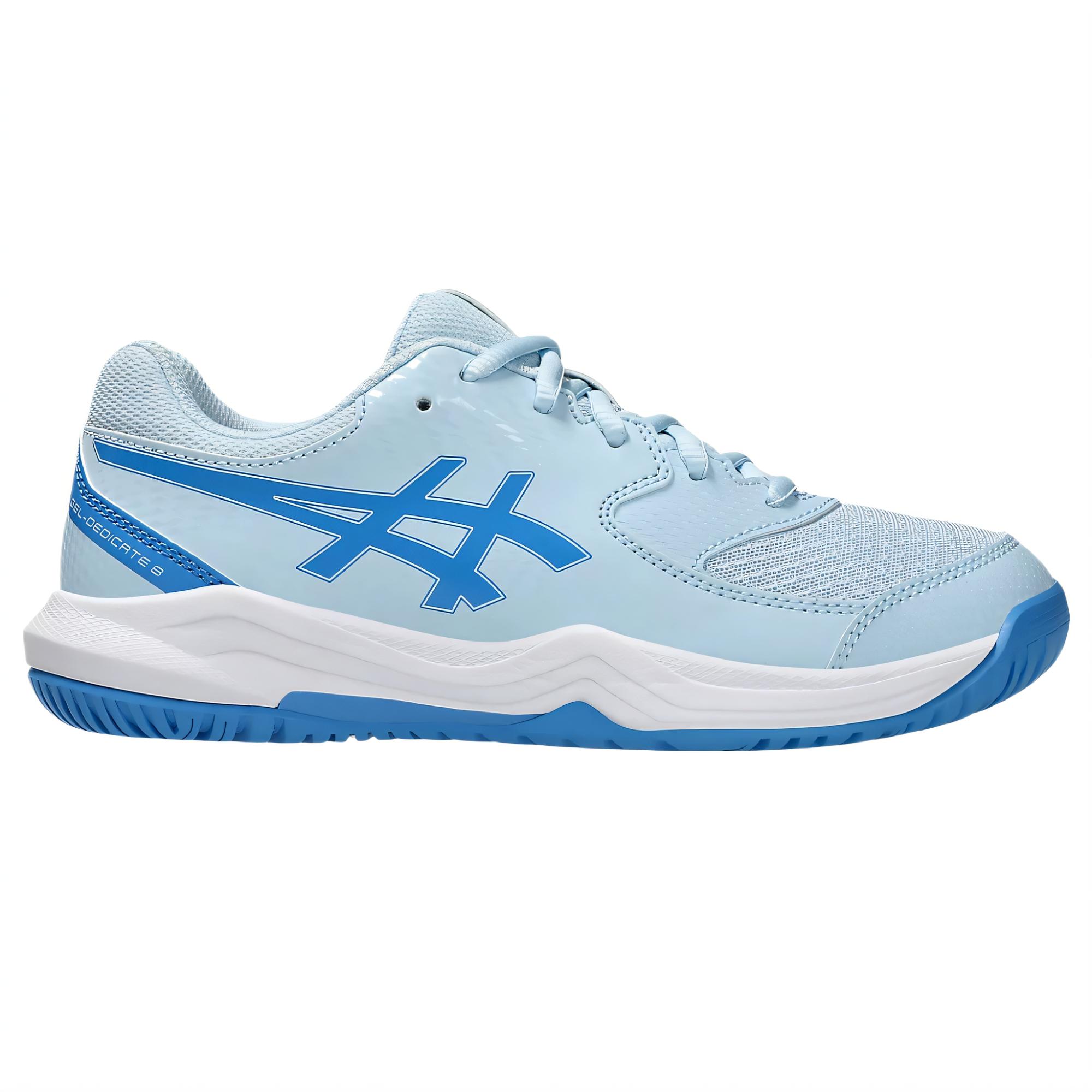 ASICS Гель dedicate 8 амортизирующие, износостойкие низкие детские тренировочные кроссовки blue kids' — фото 2