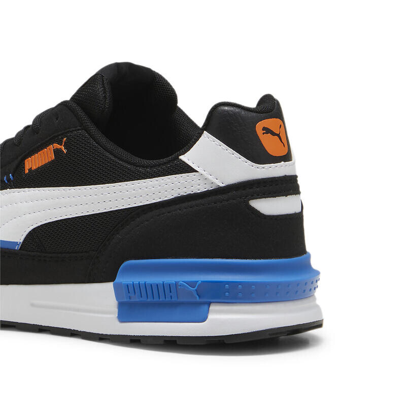 Кроссовки PUMA Graviton Black White Team Royal Rickie Orange Blue — фото 2