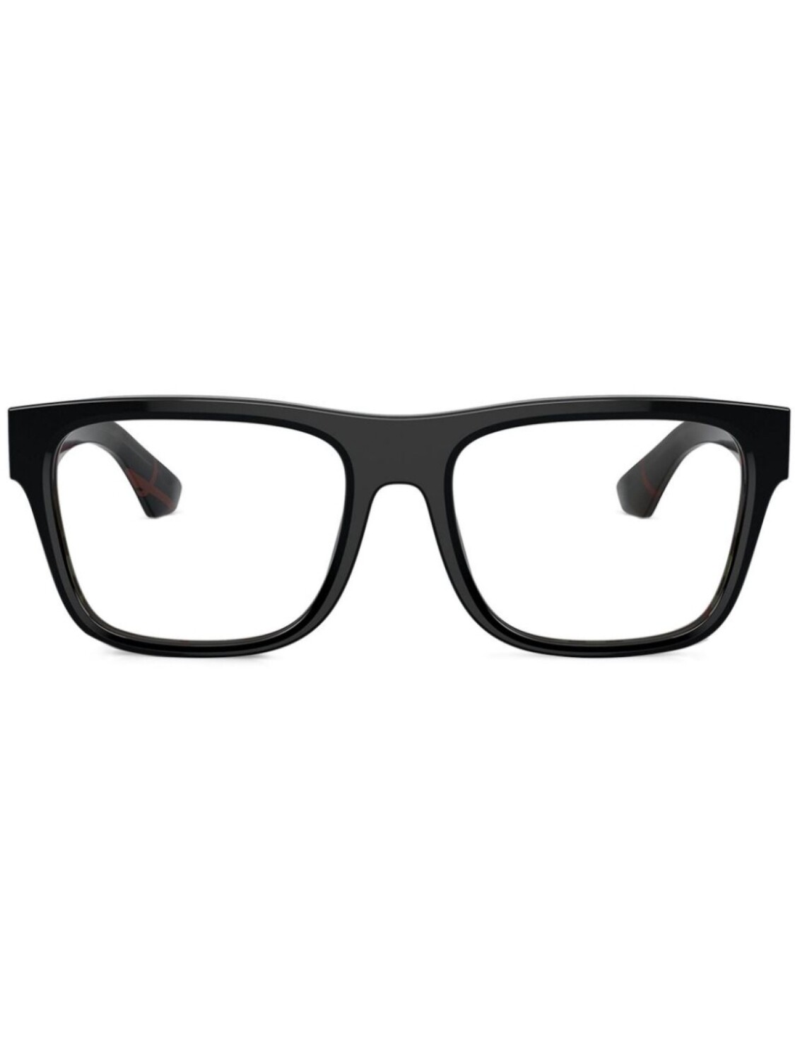

Очки в квадратной оправе Burberry Eyewear, черный